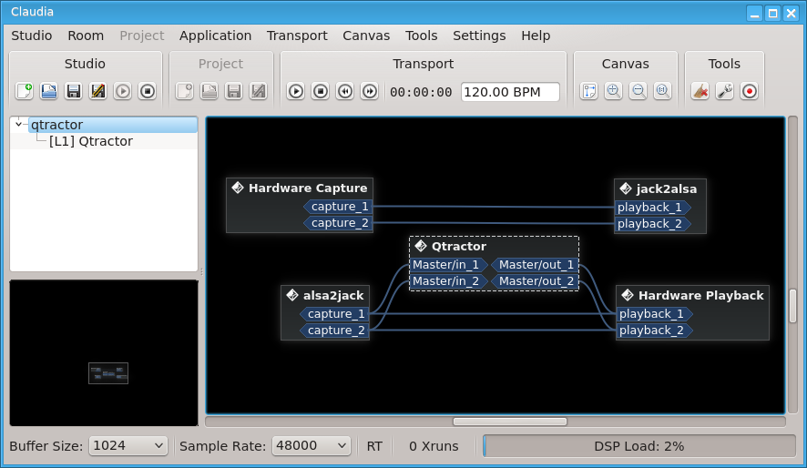 Simple Claudia Studio example config